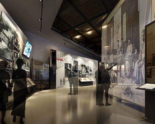 太原展台施工的效果预演与调整